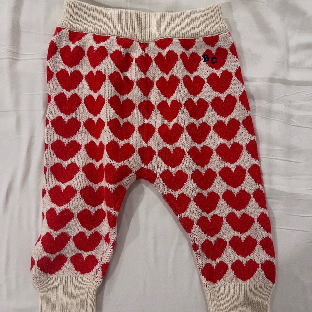 Bobo Choses Heart Knit Pants
